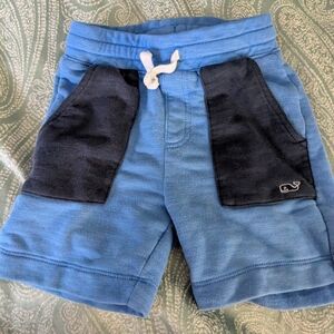 Vineyard Vines Blue and Black Kids Shorts